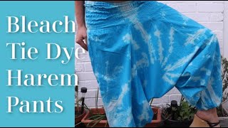 Bleach Tie Dye Harem Pants DIY