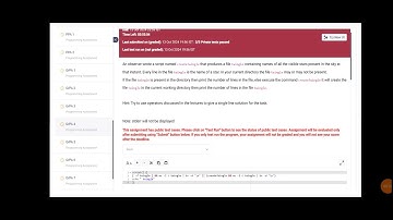 Graded programming assignment - System commands #iitm #systemcommands