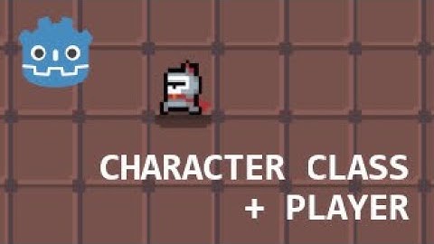Make a Godot Roguelike Part 1 - Character class and player