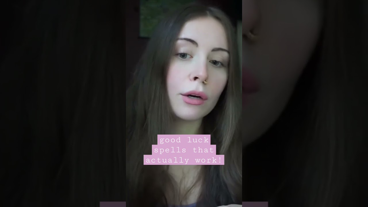 Good Luck Spells That Actually Work! Easy, Beginner Witchcraft Witchtok 🌙🫶