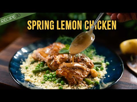 Sunshine Chicken with Lemon Butter & Herby Couscous | Easy Spring Dinner Recipe