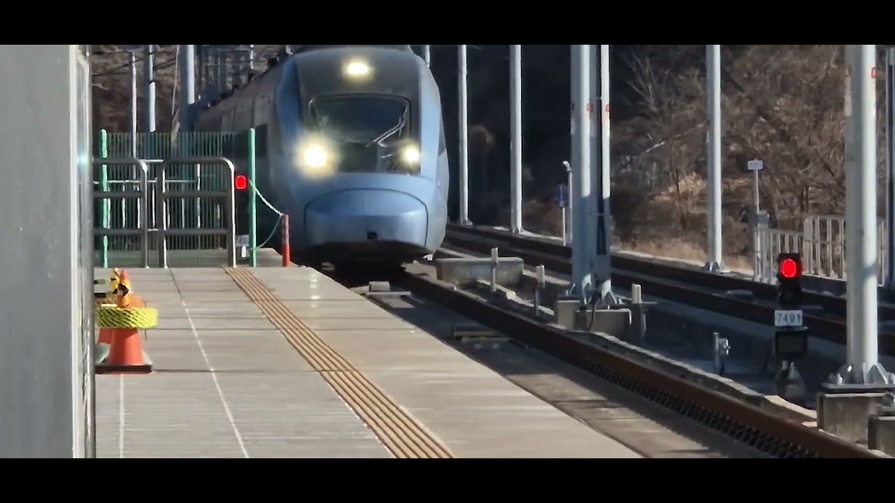 [한국철도] KTX-이음 경주역 강릉행 753열차 진입