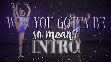 Why you gotta be so mean?///Intro for Irreplaceable dm!//READ DB PLEASEEEEE