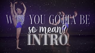 Why You Gotta Be So Mean?Intro For Irreplaceable Dmread Db Pleaseeeee