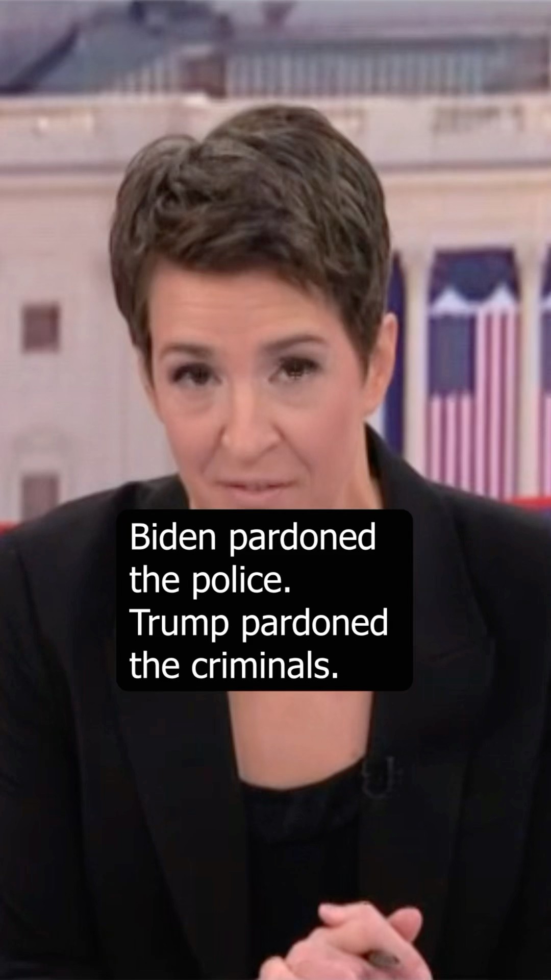 Maddow: Police officers beaten by Jan. 6 rioters 'now need a pardon to protect them'