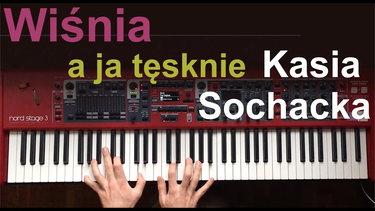 Kasia Sochacka feat Kortez - Wiśnia (piano cover)
