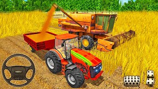 Real Tractor Farming Simulator 2020 - Harvester Tractor Driving - Android Gameplay screenshot 2