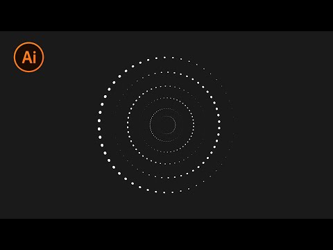 How to Create Dotted Spiral | Illustrator Tutorial