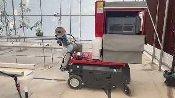 Autonomous greenhouse robot developed at CSRL (SOUP project)