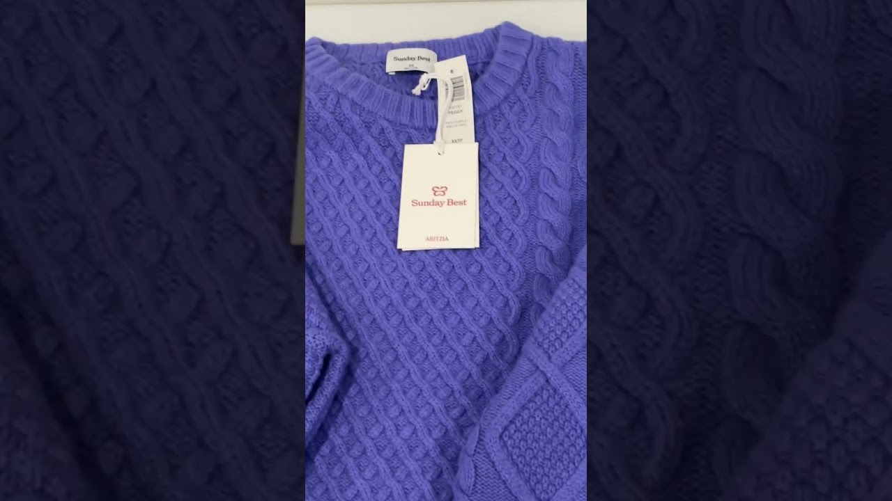 Aritzia Purple Peggy Sweater!! 💜💜
