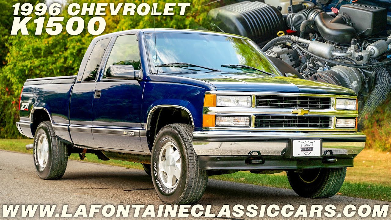 Подробный осмотр Chevrolet K1500 1996 года (39 тыс. миль)