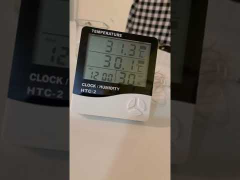 شرح استخدام جهاز قياس درجه الحرارة والرطوبة في المحميه  1 اهداء للاخ احمد