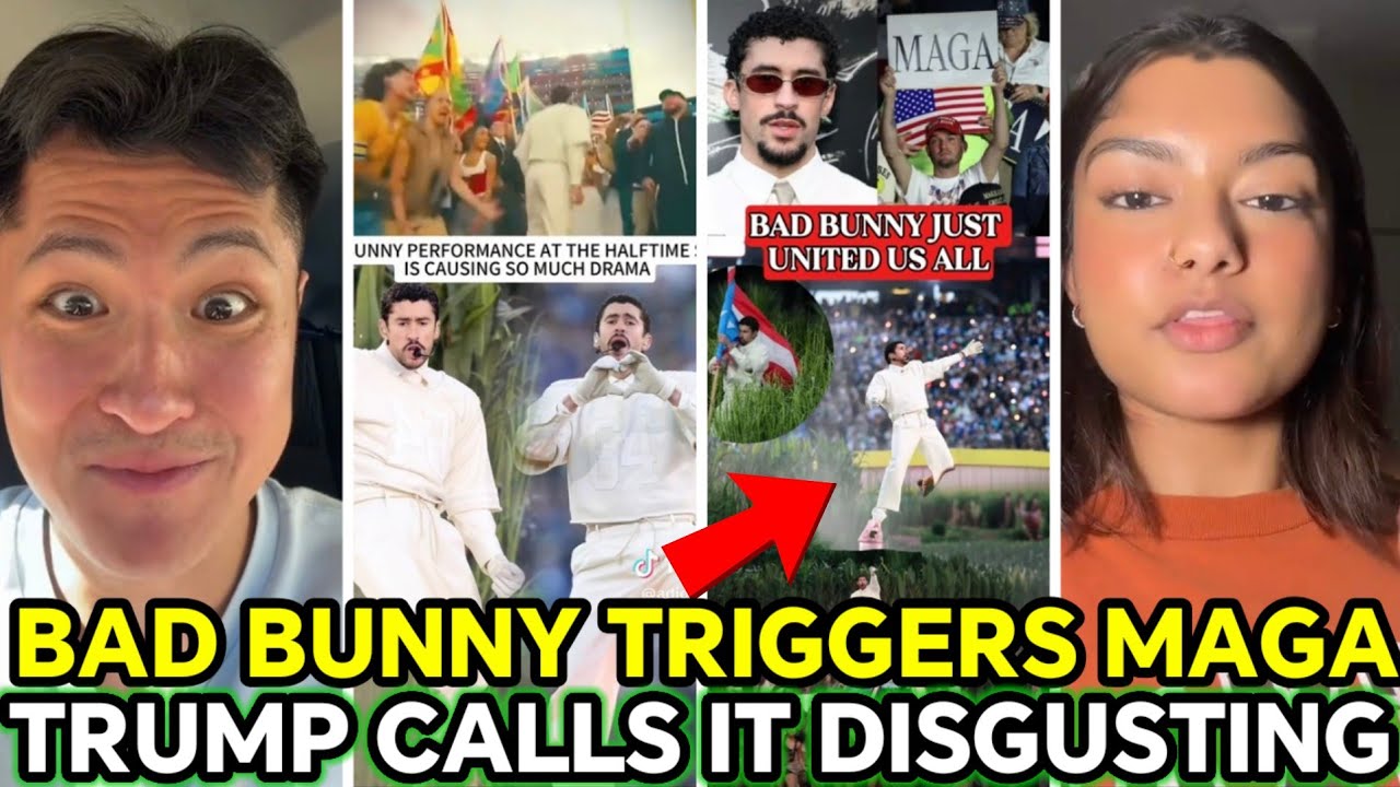 Сторонники Трампа устроили истерику после выступления Bad Bunny в перерыве Суперкубка.