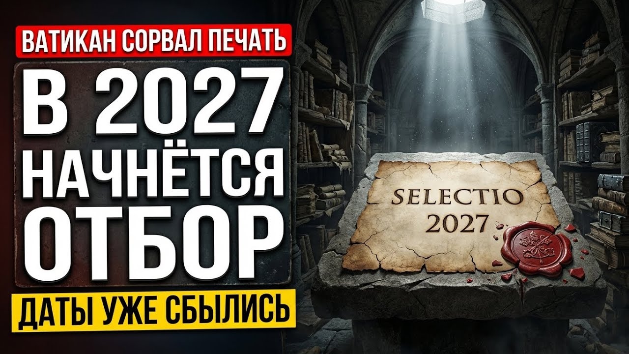 2027 — ГОД ОТБОРА? Секрет Ватикана раскрыт