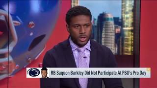 Reggie Bush: "Giants need to do the right thing and draft Saquon Barkley" | Mar 21, 2018