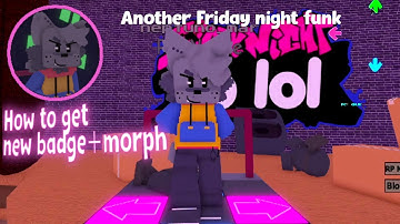 how to get Kapi Badge skin morph in Another Friday night funk roblox
