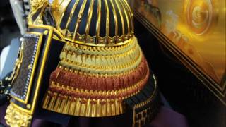 徳川家康公着用兜収納飾り4845