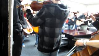 Satin Strings Say Farewell To Coach Gaines