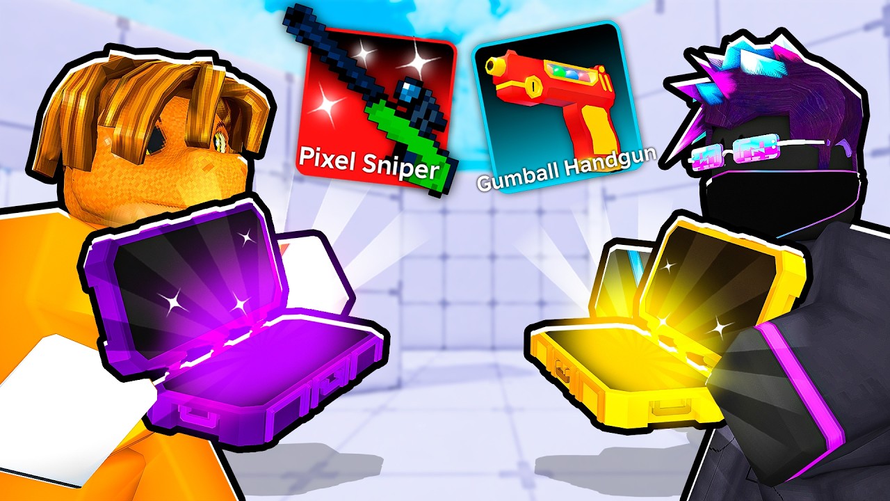 SKIN CASES pick our loadout in Roblox Rivals!