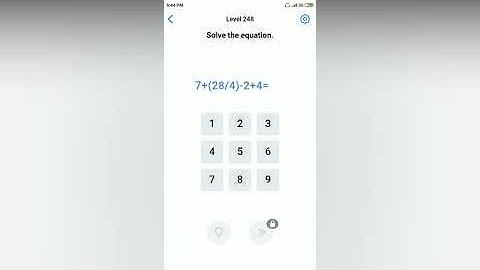 Easy Game - Solve the Equation - Level 248 solution