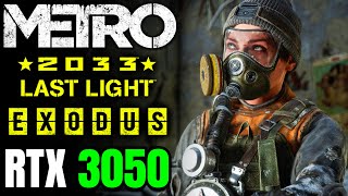 Metro Franchise  Rtx 3050  Exodus  2033  Last Light  Pc Raytracing Enhanced Edition