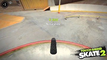 Touchgrind Skate 2: Factory Challenges - noseslide to pop shuvit in the triple bowl