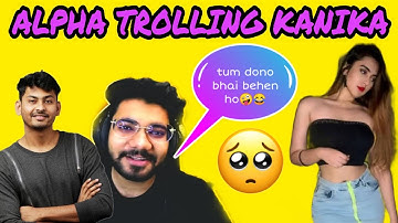 ALPHA trolling KANIKA😂🤪 | ALPHA & DYNO REACTION ON HYDRA TABLE Tops IN TOURNAMENT😎❤