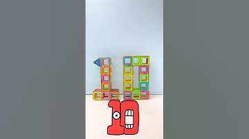 Can you guess answer? Let’s build numbers with Condis magnetic blocks. #alphabetlore #numberlore