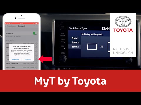 MyT by Toyota – Smartphone mit Multimediagerät verbinden