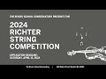 2024 richter string competition announcement