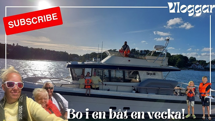 Båtsemester i 1 vecka med 8 barn - VLOGG!