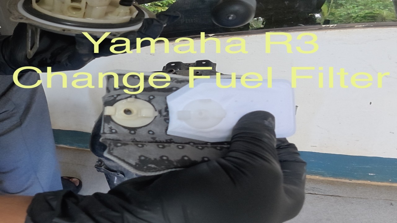 Yamaha R3 Preventive maintenance Part3 Change fuel filter