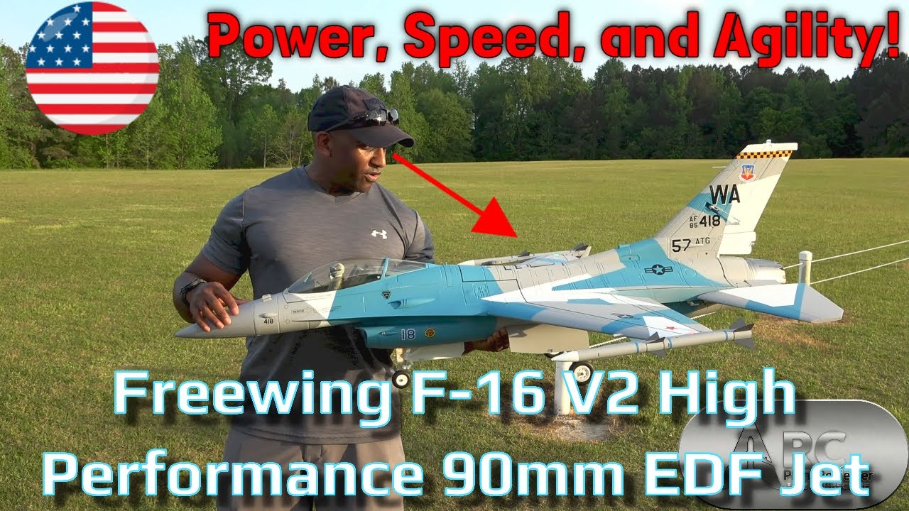 Самый БЕЗУМНЫЙ радиоуправляемый истребитель F-16 V2 Aggressor 90 мм EDF из когда-либо созданных!