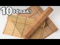 10 ides  raliser avec des sets de table en bambou 