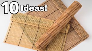 10 Ideas to Make with Bamboo Placemats!