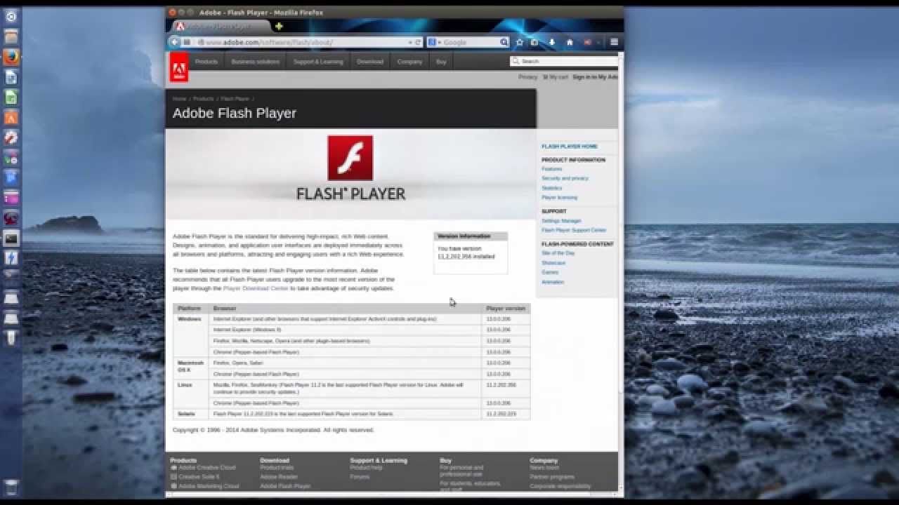 Fastest way to install adobe flash in Ubuntu - Tutorial