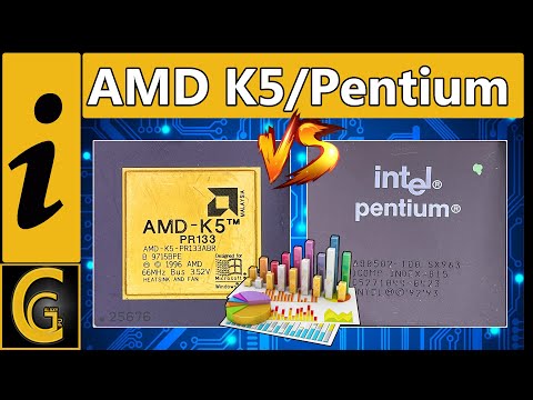 AMD K5 PR133 vs Intel Pentium 100 / 133 Benchmark Battle