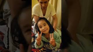 Daddy Daughter Massage Giggles After A Long Day