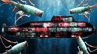 Using Overwhelming Force To Destroy Giant Alien Creatures in Barotrauma