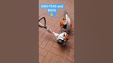 Stihl bg56 leafblower and Fs45 string trimmer 🔥. #michaelstoolbench  #stihl #bg56 #fs45