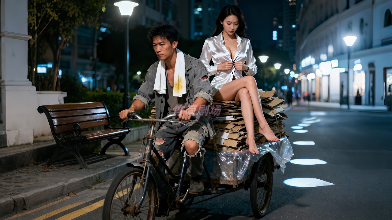 Генеральный директор просто целует нищенку,не зная,что он миллиардер, и помогает ей добиться успеха.