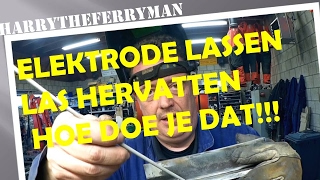 Elektrode Lassen Las Hervattingen Hoe Doe Je Dat