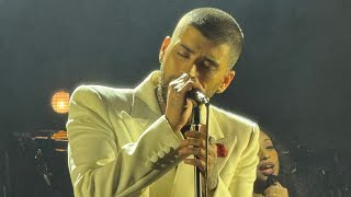 Zayn performing ‘USED TO THE BLUES’ unreleased songs from his upcoming album Z5 during Night 5 