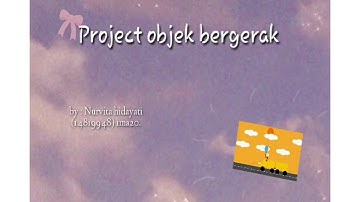 Objek bergerak by APDE (processing)