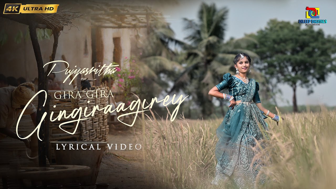 Gira Gira Gingiraagirey l Pujyasritha l  Half saree song shoot | Champion | Dileep Digitals l 2025 