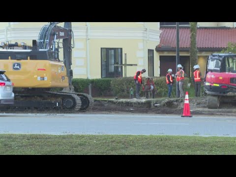 JEA: Crews respond to water main break in Mandarin, lanes closed on ...