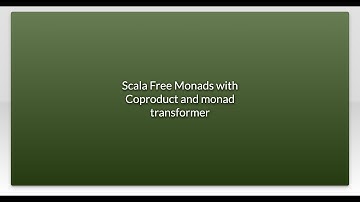 Scala Free Monads with Coproduct and monad transformer