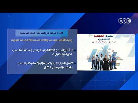 2300 فرصة ورواتب تصل لـ 40 ألف جنيه.. وزارة العمل تعلن عن وظائف في محطة الضبعة النووية