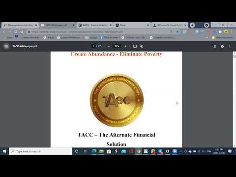 The Abundance Coin , What is it and where is it going !