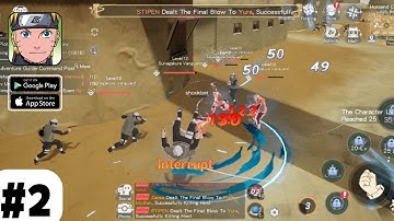 Naruto Shippuden - gameplay walkthrough | part 2 (iOS, Android) Clearing Task to level up to 14